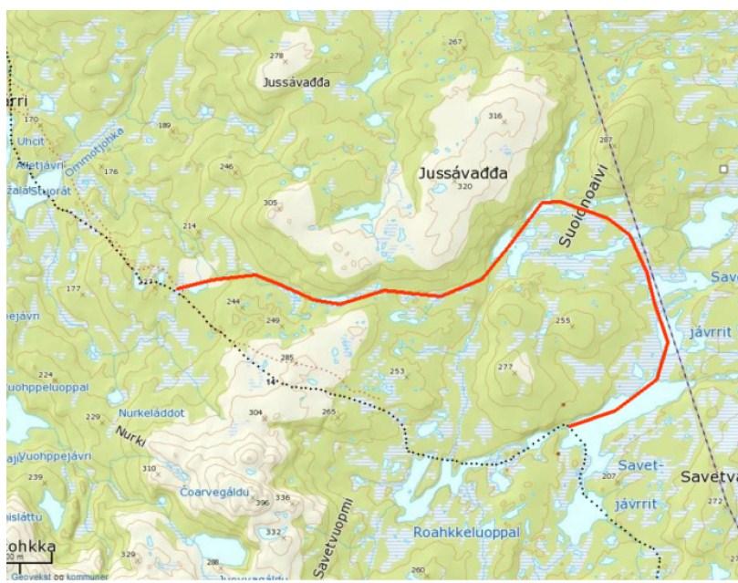 Saken ble lagt fram for reinbeitedistrikt 7 (RBD 7) i første høringsrunde, som ikke har merknader til saken. Videre ble det gjennom 2.