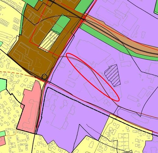 Side 2 Planstatus Kommuneplanens arealdel 2012-2024 (KPA) Planområdet er vist som eksisterende næringsvirksomhet, gangveg og kollektivtrasé i kommuneplanens arealdel 2012-2024.