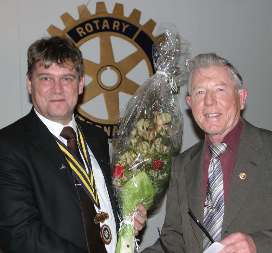 AndøyRotary Klubb Neste gratulant var Henrik Edvardsen. Han overbrakte gratulasjon og hilsen fra Sortland Rotary Klubb.