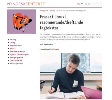 Twitternoveller http://www.skrivesenteret.no/ressurser/skriving-av-mikrotekstar-i-norsk/ Det 1.