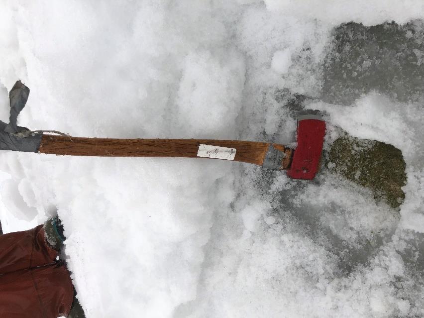 Foriset snø eller