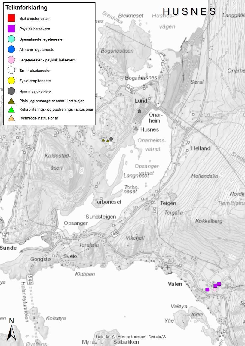 Tilsette Helsetenester i regionsentra ein oversikt Oversikta viser statistikk over tilsette og lokalisering i høve senterstrukturen i kvart regionsenteromland (sjå figur 1).