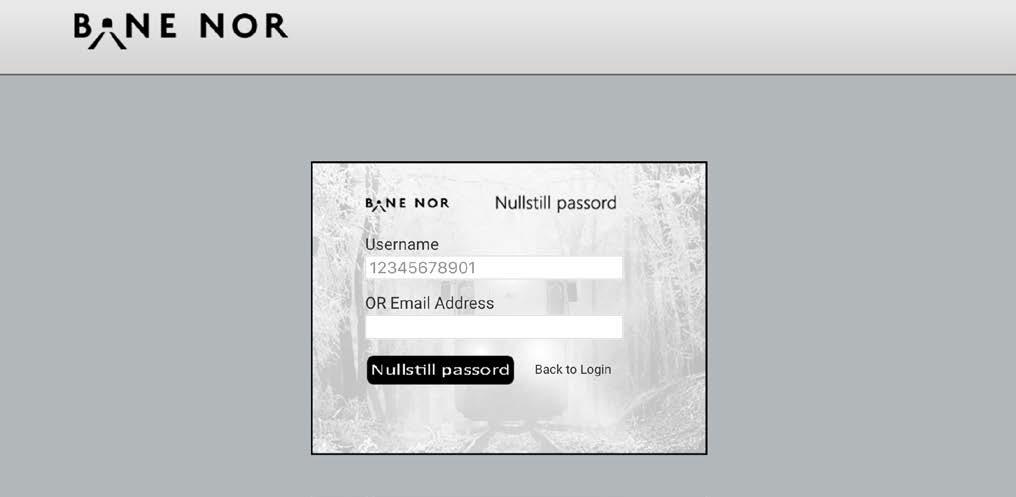 Elektroniske sjekklister Opprette passord Skriv inn ditt brukernavn under Username ELLER,