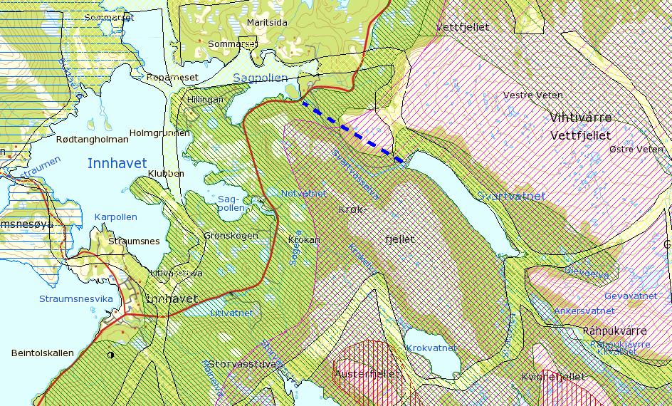 utbygging i distriktet. De samlede konsekvensene er ikke utredet, og det er nå stor grunn til å la føre var-prinsippet komme til anvendelse slik at reindriftens tålegrenser ikke blir overskredet.