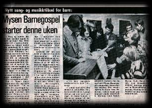 1975 Betania sangkor blir stiftet med Trygve Stærk som første dirigent. Musikkforeningen slår seg sammen med koret og opphører som egen forening. 1978 Mysen Barnegospel stiftes 6. april.