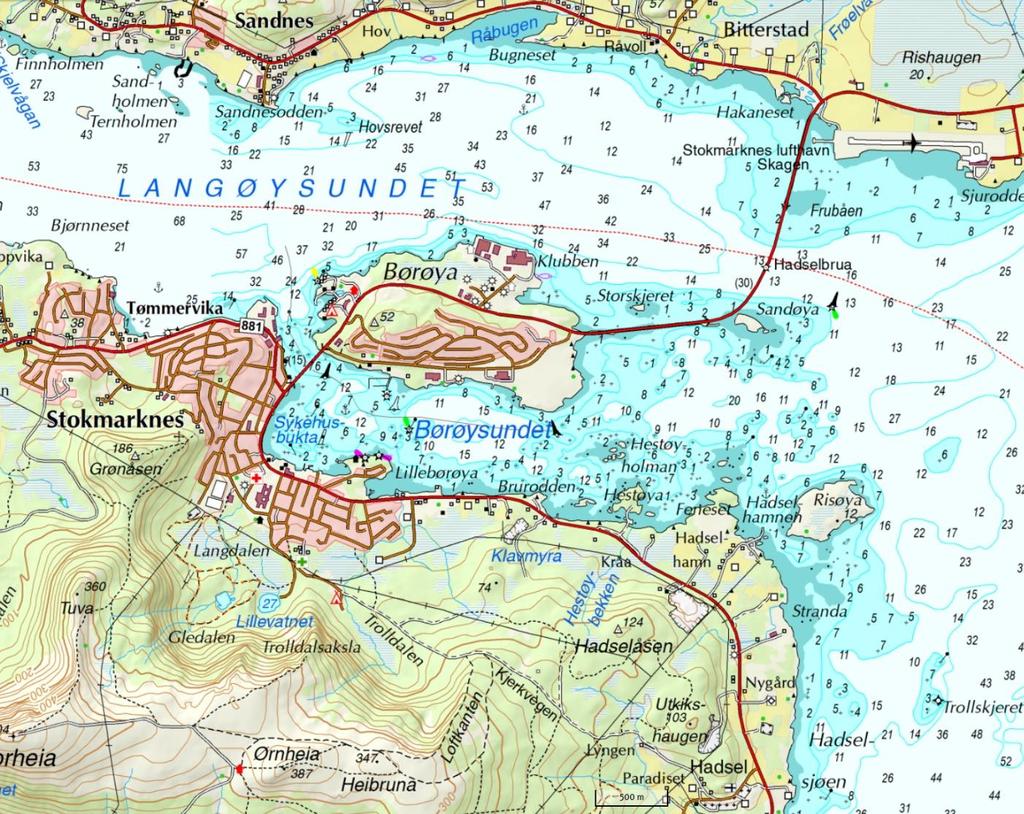 1 Innledning ODIN PROSJEKTERING AS prosjekterer et næringsbygg på tomta 65/758 i Stokmarknes, Hadsel kommune (figur 1-1).