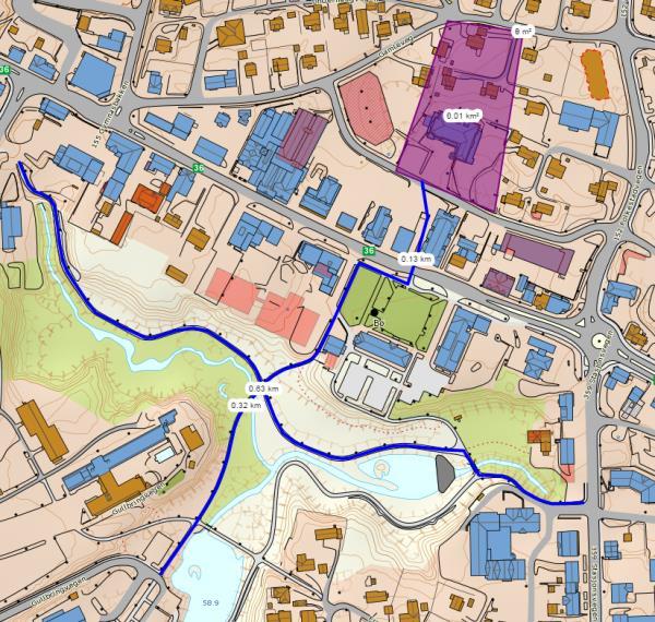 Teljingar og potensiale Det er ikkje gjennomført trafikkteljingar på strekninga, men potensialet vist i Mobilitetsanalysa (Statensvegvesen, 2016) syner at det pr.