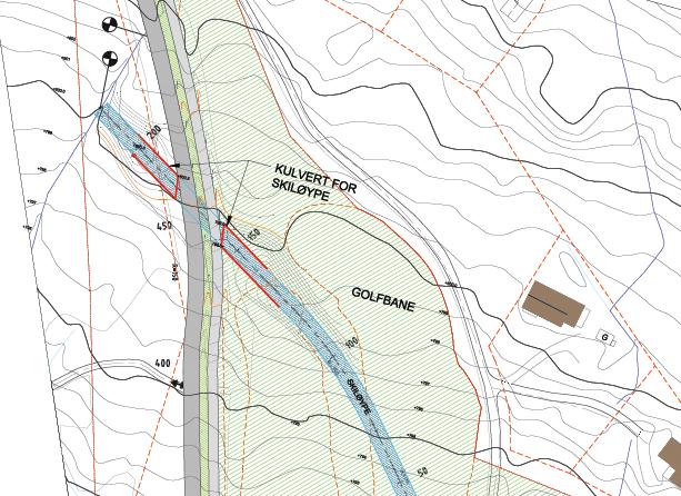 skiløpere - Planskilt kryssing under Peer Gyntvegen