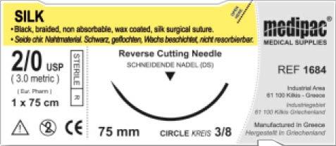 nr 514421,4633, 3/8 sirkel 19 mm nål, 3-0 45 cm tråd kr 519,- HVA ER FAVORITT- SMAK?