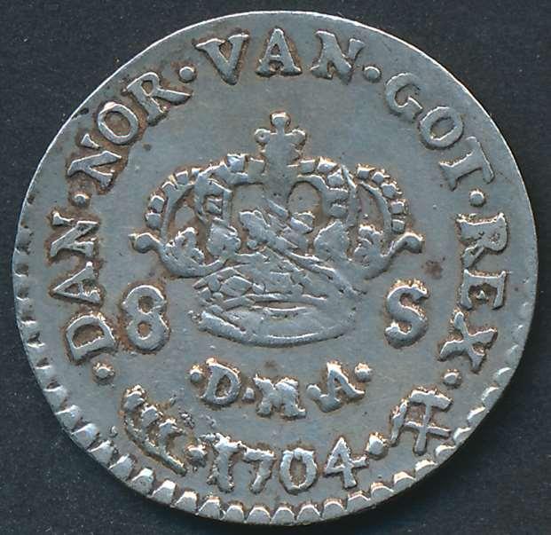 .............................500 12 skilling 1856 kv 1+/01.........................................400 24 skilling 1741 kv 1, litt svak.