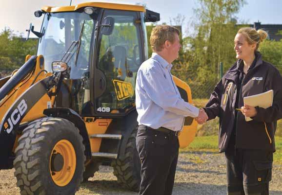 MERVERDI. JCB TILBYR FØRSTEKLASSES, VERDENSOMSPENNENDE KUNDESERVICE.