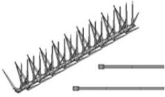 blank line Faseavstand 1,5m Traverser Bredde 104mm Høyde 144mm 4,2kg 2836816 FVT Fugleavviser 60cm, med strips Alle traverser 0,2kg Stolpekryss 2836792 STK20 Stolpekryss H-mast.