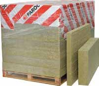 VEGGER PAROC COS 10 BETONGELEMENTPLATE Hard plate av steinull med svært gode varmeisoleringsegenskaper. Varmeisolering i prefabrikkerte betongelementer.