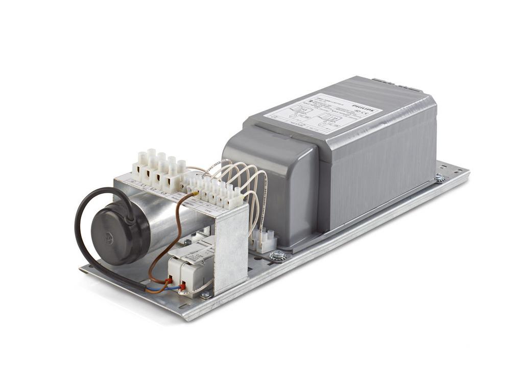 En forkoblingsenhet inneholder alle elektriske komponenter (forkoblinger, tennere, kondensatorer), kabling og terminalblokker som er nødvendige for at lampen skal bli tent og lyse med stabil strøm.