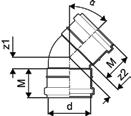 HT pipe SOIL&WASTE Ben 45 32 45 DEG Me to muffer α M 1 2 221 7197 1053723 45 32 39 9 9 221 7217 1051202 45