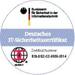 Segosoft Miele Edition 7 Som eneste dokumentasjonsprogramvare innen medisin, har Segosoft Miele Edition 7 mottatt et sertifikat fra The German Federal Office for Information Security (BSI) iht.