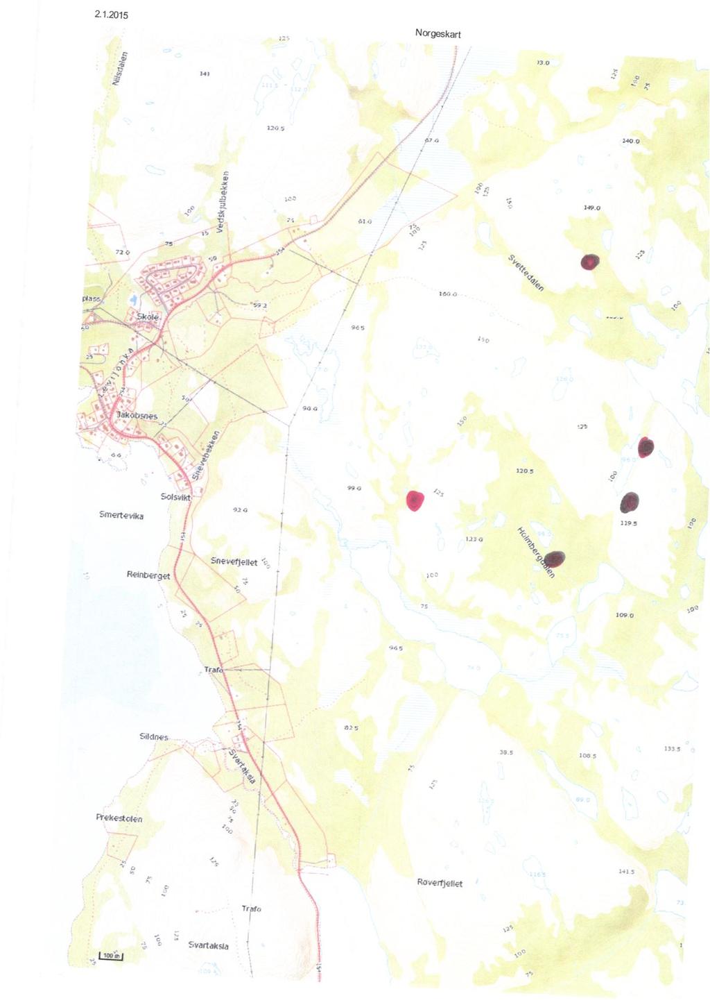 2.1.2015 725 Norgeskart 141 t 33.0 0 120.5 140.0 149.0 plass 140 0 40 96 5 fot-..a itbknes 90 0 21...`,,k2\. 64 ',,, 120.