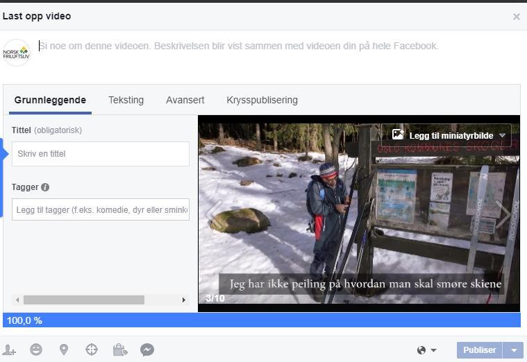 tekst til de som skal se videoen din her gjelder de samme reglene som for andre poster henvend deg direkte til de