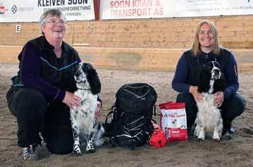 Dobbelt rallystevne i Årdal 9 og 10 september På årets stevne starta 45 + 46 hundar. Av dei påmeldte var det 7 spaniels laurdag og 8 søndag.