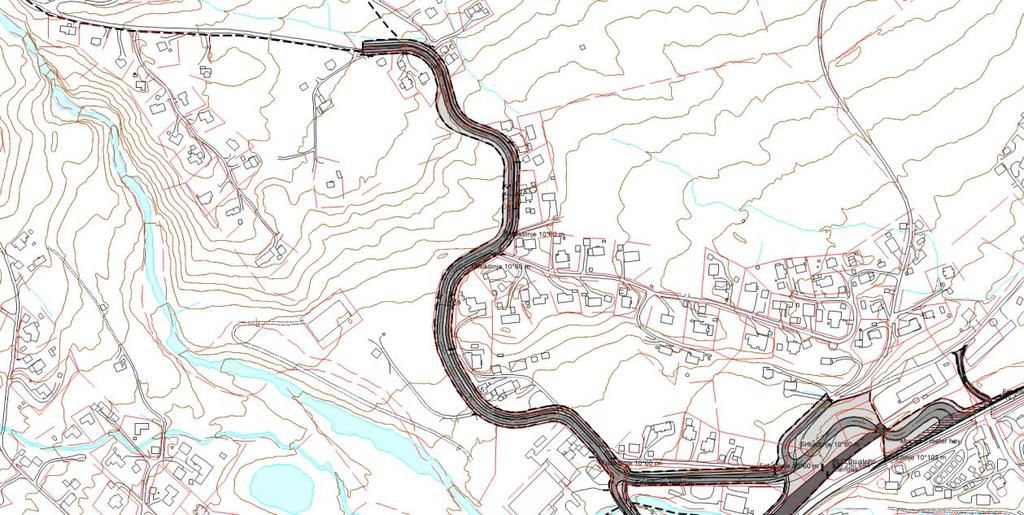 Det kommer av kommunedelplanen fram at områdene i Budalslia (herunder område F7 på Luten) skal ha hovedtilkomst via den nye undergangen ved Øyo/Brusletto.