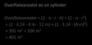 KORDE I EN SIRKEL En korde er et linjestykke som går fra et punkt på sirkelperiferien til et annet punkt på sirkelperiferien. OVERFLATE Romfigurer har en overflate som vi kan måle arealet av.