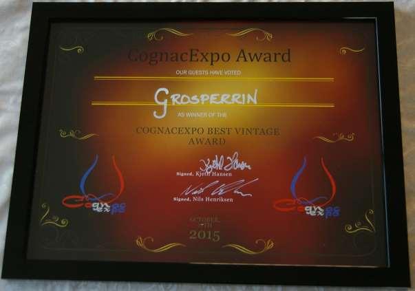 Lørdag 17. oktober ble Cognac Grosperrin lansert i Norge under Cognac-Expo 2015 på SAS Bryggen i Bergen. Sjefen sjøl, Guilhem Grosperrin var der og holdt 2 smekkfulle Masterclasser.