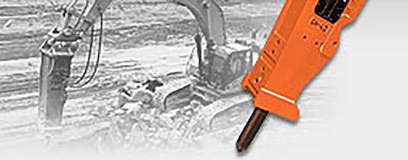 Alle NPK hammere har det unike gassladete stempel aksjons systemet, som sikrer lik slag energi i hvert slag.