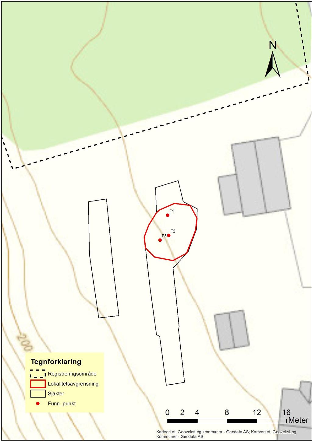 Kart 3: Kartet viser lokalitet, id.nr.