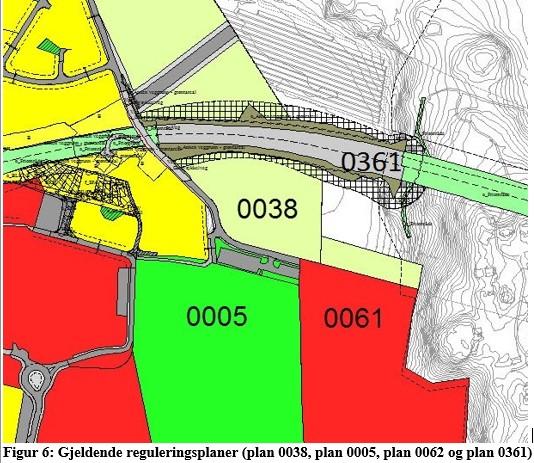 Skadbergåsen (plan 0061 fra 1980); og Solasplitten (0361 fra 2010).