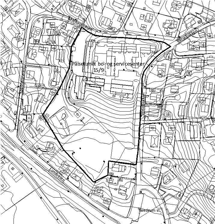 4..2 Avgrensning og størrelse på planområdet Planområdet er avgrenset til eiendommene 5/9 og 5/9/, beliggende