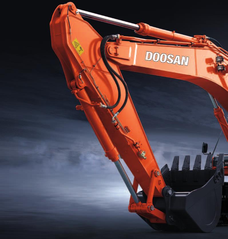DOOSAN DX480LC hydraulisk gravemaskin: En ny modell Se på disse nyhetene!