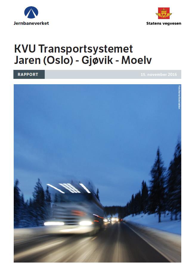 KVU Transportsystemet Jaren (Oslo)-Gjøvik-Moelv KVU for rv. 4 og jernbane ble lagt fram i 2016, KS1 (kvalitetssikring) ferdig i 2018. Hva er KVU?