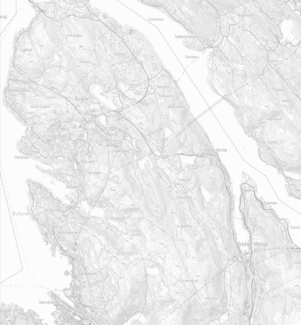 KDP E16/E39 Arna-Vågsbotn-Klauvaneset Klauvaneset Arbeid med kommunedelplan er starta! Samla planlegging av heile strekninga Arna-Vågsbotn- Klauvaneset: 4,5 + 5,4 mrd. kr 