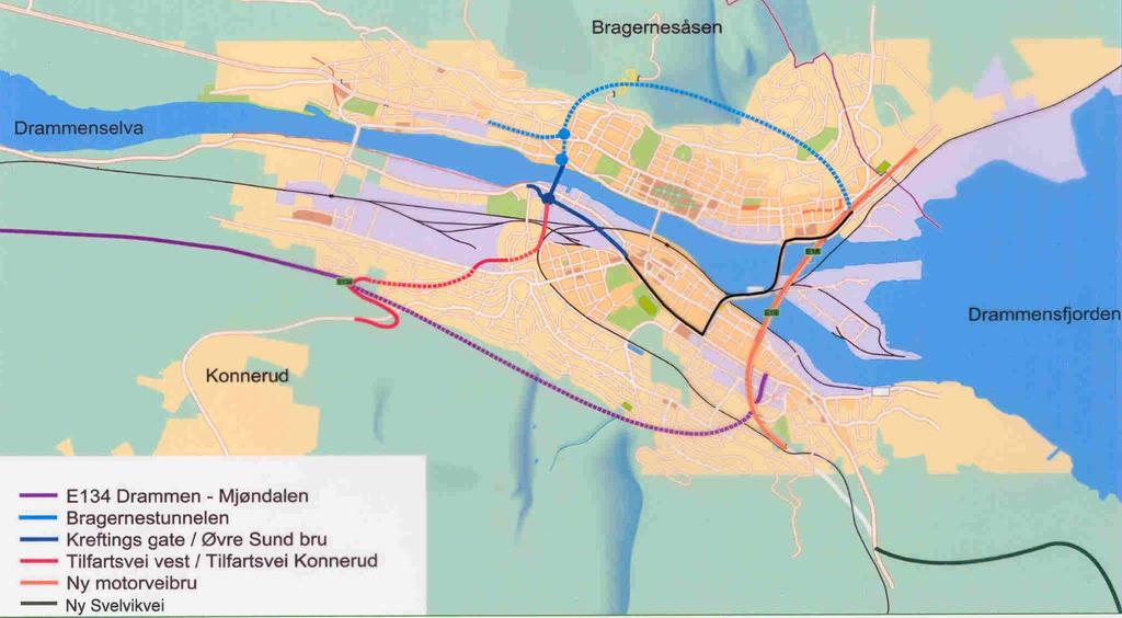 Hovedveien gikk rett gjennom byen 5 milliarder til nytt veisystem