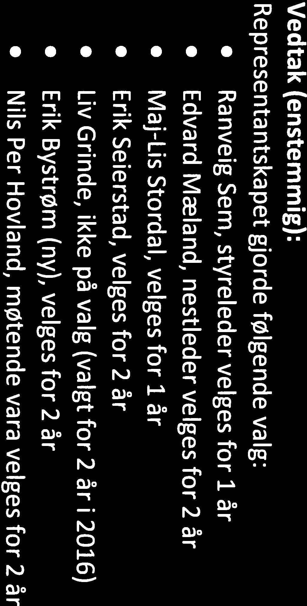 Sak 07/17: Valg av styremedlemmer Alle styremedlemmer er forespurt om de ønsker gjenvalg og alle med unntak av Bjørnar Fjeld ønsket det.