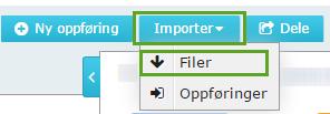 1.2 Opplastning av tegninger Nå skal du importere filene som skal knytte seg til de oppføringene du nettopp har importert inn. 1.
