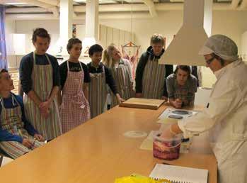 Arbeidsmetode Lærer demonstrerer hvordan en lager leverkaker med kjøkkenmaskin. Elevene arbeider gruppevis med leverkaker og tilbehør. Samarbeid og fordeling av oppgaver er viktig.