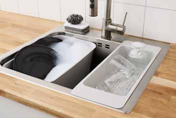37 GRUNDVATTNET oppvaskbalje sparer plass