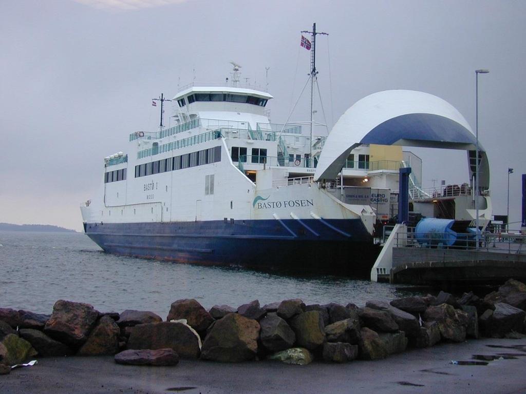 7 Fornyelse av ferjeflåten MF Bastø I som er bygget i 1996 og siden har gått på sambandet Moss-Horten, Norges mest trafikkerte samband.