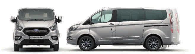 FORD TOURNEO CUSTOM Dimensjoner Tourneo Custom L1 2,1 Bakseter nedfelt ku.m* 1,3 ku.m* Alle seter oppreist Tourneo Custom L2 2,8 Bakseter nedfelt ku.m* 2,0 ku.