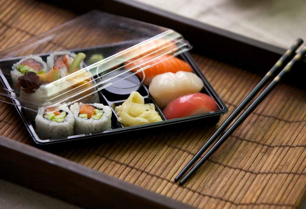 36 salatskåler/plastbegre/sushi salatskåler/plastbegre/sushi 37 Er du ute etter emballasje til Sushi?