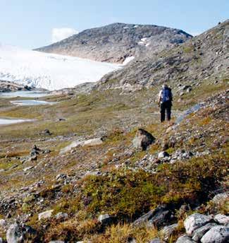 Så fortsetter turen til Storoksvatnet og videre i lett terreng langs flere små fiskevatn.