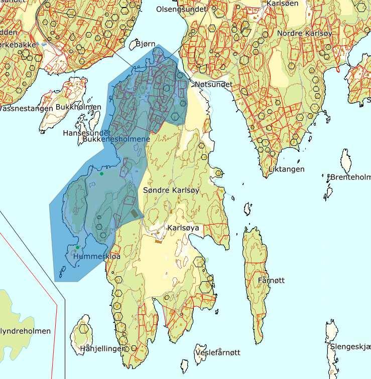 Det første planforslaget som ble lagt ut til offentlig ettersyn i 2013, innbefattet den vestre delen av Søndre Karlsøy, inklusive Hummerklova og Rensfanten.