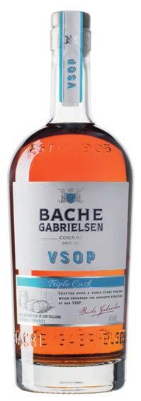 BACHE-GABRIELSEN CLASSIC Tre Kors, VSOP, XO, Sèrènitè, XO Très Vieux Grande Champagne og Hors d`age Triple cask BACHE-GABRIELSEN VSOP Denne VSOP er blandet av 80% Fins Bois og 20% Petite Champagne