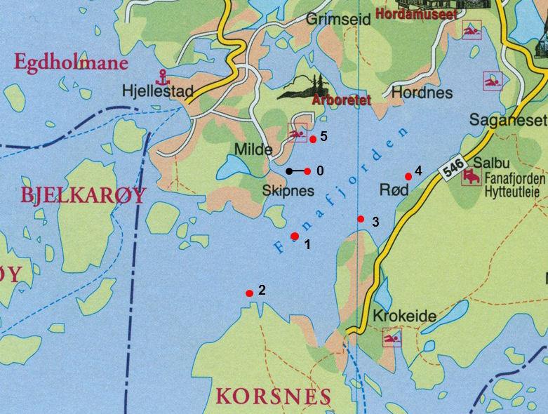 33. LØPET SEILAS PÅ FASTE MERKER 33.1 Ved seilas på faste merker (start/mål ved Mildeskjæret) finnes det en rekke løpsalternativ, som hver har sitt eget løpsnummer. 33.2 Løpsnummer for det løp en klasse skal seile, vises på tavle fra startbåt senest ved klassens varselsignal.