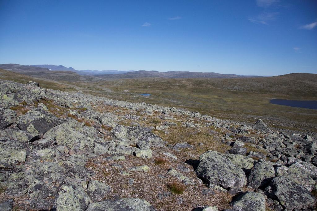 2.3 Innhenting av stasjonære satellittsendere Den 17. august 2016 ble det benyttet helikopter for å hente en satellittsender fra individ K8 i et høyfjellsområde i Troms.