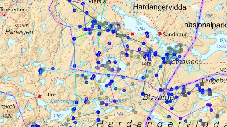 2016 2017: GPS-posisjoner