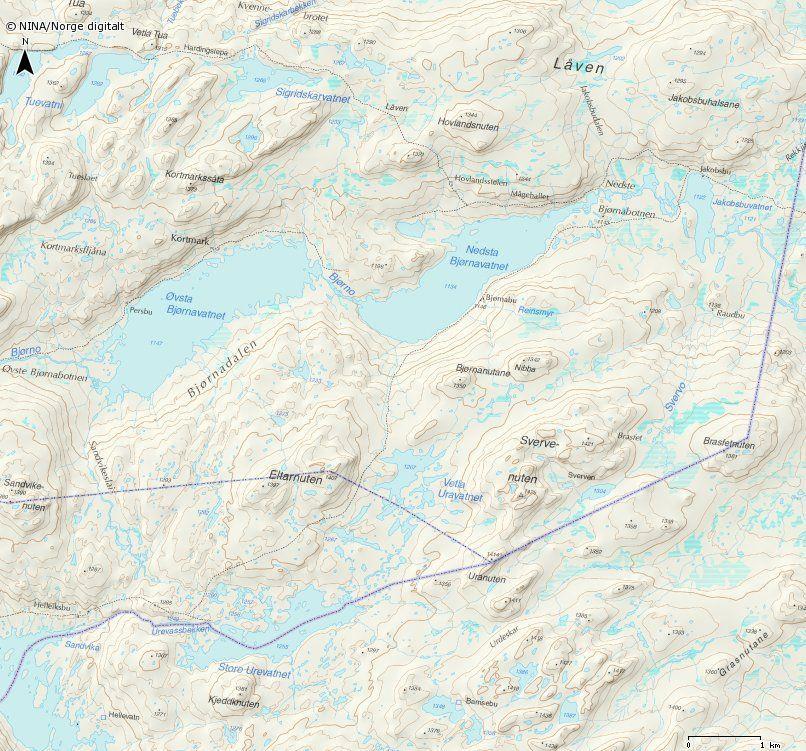 Fredningssone Ullensvang og Røldal statsallmenning Formålet med fredningssonen på Ullensvang statsallmenning og Røldal statsallmenning, i området mellom Øvre- og Nedre Bjørnavatnet og fylkesgrensa