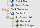 talegrupper, og gjerne alle repeatere RX Group List er en liste med et utvalg (eller alle) av disse kontaktene Noen radioer begrenser antall kontakter