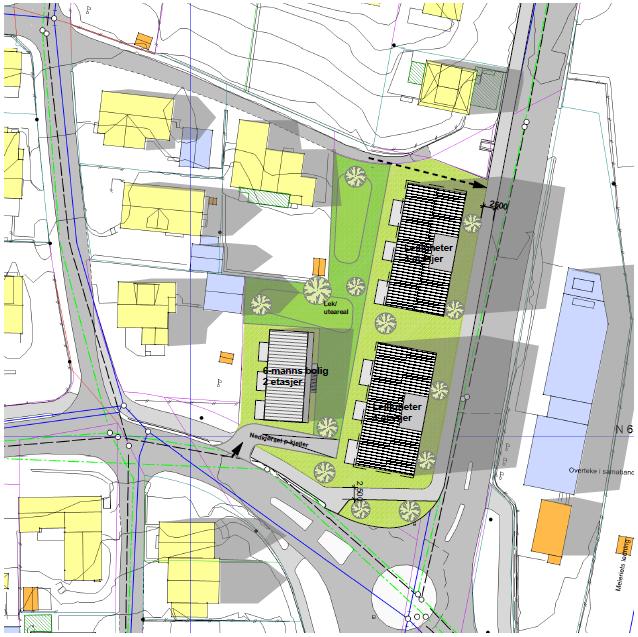 Planseksjonen bemerker at planlagt